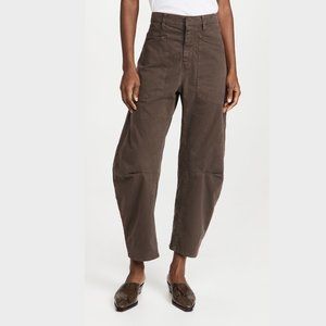 Nili Lotan Shon Pants in Chocolate Brown